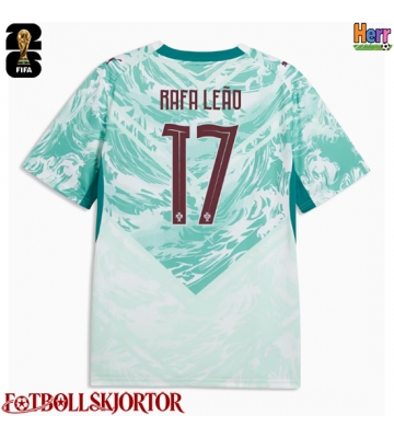 Portugal Rafael Leao #17 Bortatröja VM 2026 Kortärmad